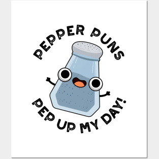 Pepper Puns Pep Up My Day Funny Food Pun Posters and Art